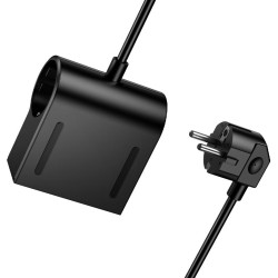 Filtru de retea-prelungitor Hoco AC34 Win 1.5m (Black) Thumb