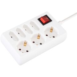 Сетевой фильтр-удлинитель Home NV 17/WH 1.5м (White) Thumb