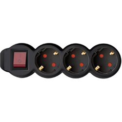 Сетевой фильтр-удлинитель Home NV 3K/BK 1.5м (Black)