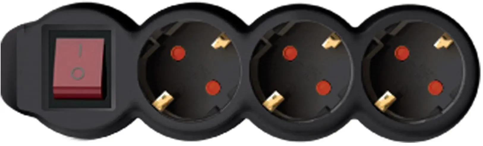 Сетевой фильтр-удлинитель Home NV 3K/BK 1.5м (Black)