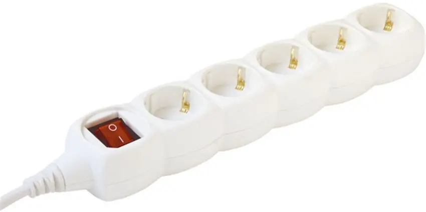 Сетевой фильтр-удлинитель Home NV 5K/WH 1.5м (White)