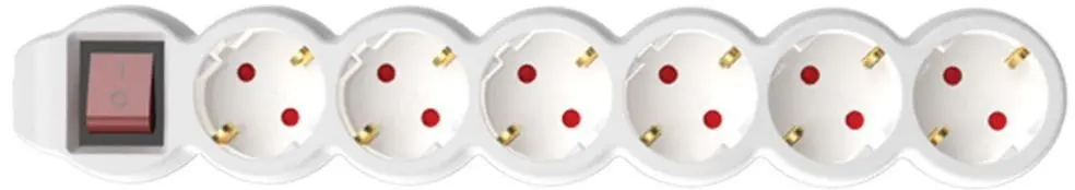 Filtru de retea-prelungitor Home NV 6K/WH 1.5m (White)