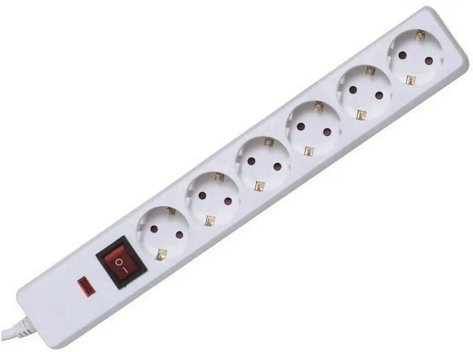 Сетевой фильтр-удлинитель Home NVT 06K/WH 1.5м (White)