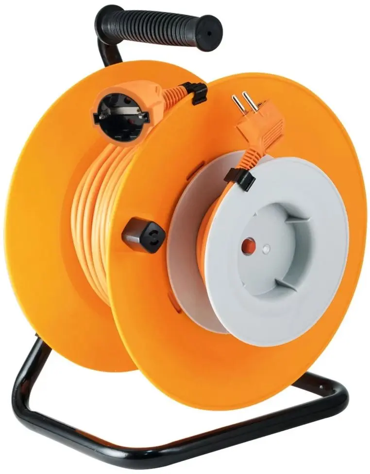 Удлинитель на катушке Home HJR 24-30 30м (Orange)