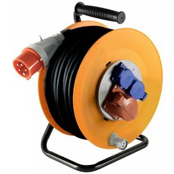 Prelungitor cu tambur Home HJR 400-25 25m (Black/Orange)