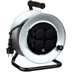 Prelungitor cu tambur Home HJRM 10-50 50m (Silver/Black)