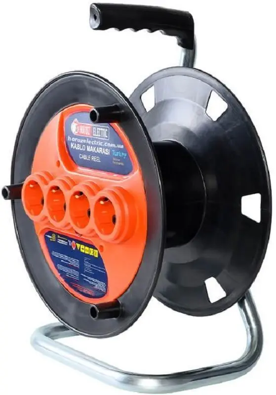 Катушка для удлинителя Horoz Electric 800-400-012 (Black/Orange) - 2