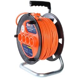 Удлинитель на катушке Horoz Electric 800-420-012 3x1.5 20м (Black/Orange) Thumb