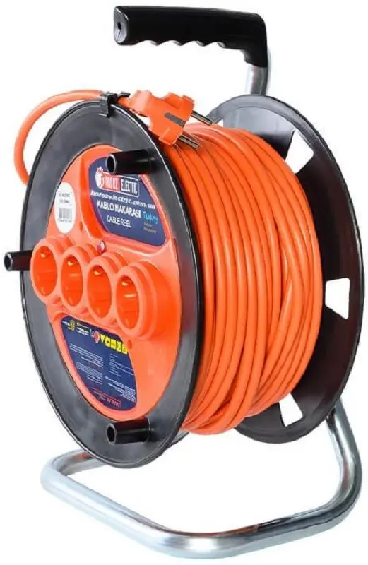 Удлинитель на катушке Horoz Electric 800-420-012 3x1.5 20м (Black/Orange) - 2