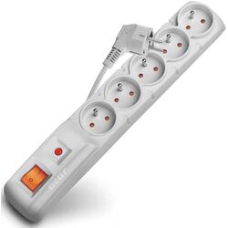 Сетевой фильтр HSK Data Acar F5 3m (Grey) Thumb