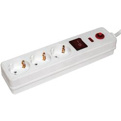 Сетевой фильтр-удлинитель Iek WFP10-16-03-01-N 1.5m (White)