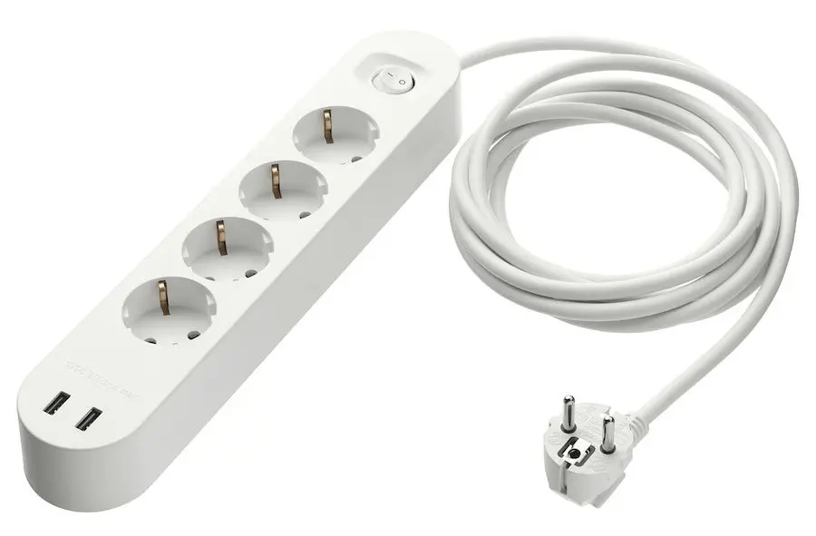 Prelungitor Ikea Koppla 3m (Alb)