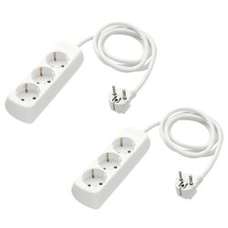 Prelungitor Ikea Koppla cu împământare 1.5m (Alb) Thumb