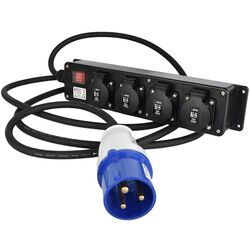 Удлинитель-адаптер Konner&Sohnen EX3M-4S (Black)