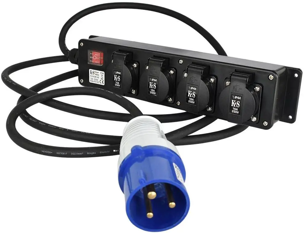 Удлинитель-адаптер Konner&Sohnen EX3M-4S (Black)