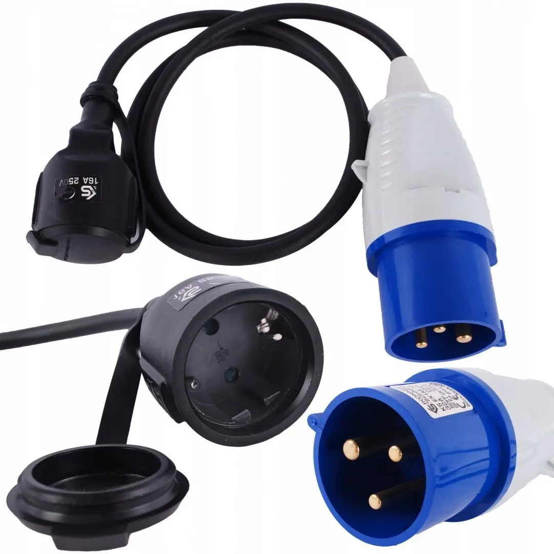 Удлинитель-адаптер Konner&Sohnen KSEX1M-1S (Black) - 3