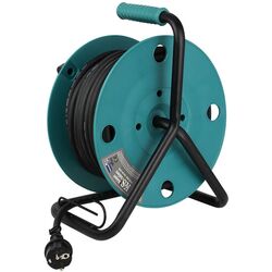 Удлинитель на катушке Konner & Sohnen KS CR-25M 25м (Black/Turquoise) Thumb