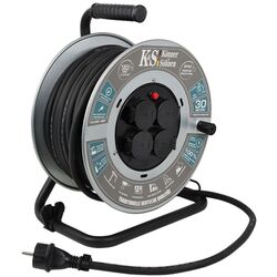 Удлинитель на катушке Konner & Sohnen KS CRM-30M 30м (Gray)