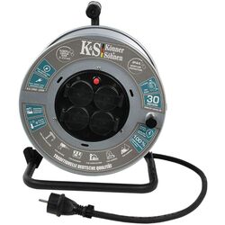 Prelungitor cu tambur Konner & Sohnen KS CRM-30M 30m (Gray) Thumb