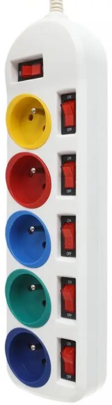 Сетевой фильтр Kraft&Dele Professional KD4000-CZ 1.5m (White)