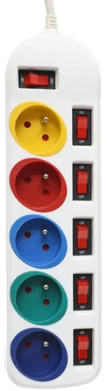 Сетевой фильтр Kraft&Dele Professional KD4000-CZ 1.5m (White)