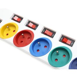 Сетевой фильтр-удлинитель Kraft&Dele Professional KD4000 1.5м (White) Thumb