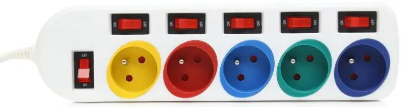 Сетевой фильтр-удлинитель Kraft&Dele Professional KD4000 1.5м (White)