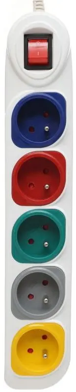 Filtru de retea-prelungitor Kraft&Dele Professional KD4008 1.5m (White)