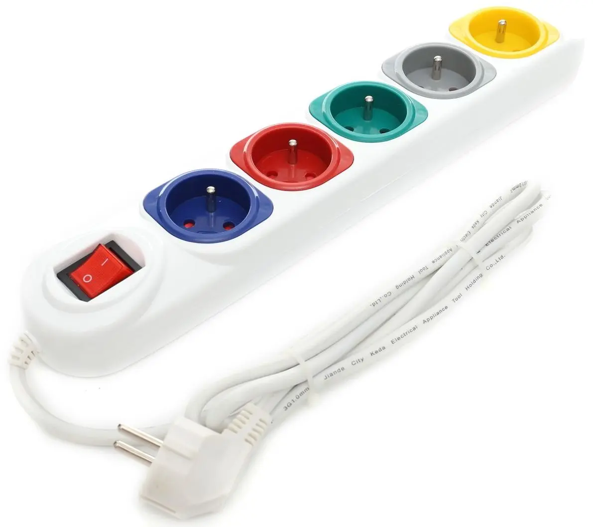 Сетевой фильтр-удлинитель Kraft&Dele Professional KD4010 5м (White)