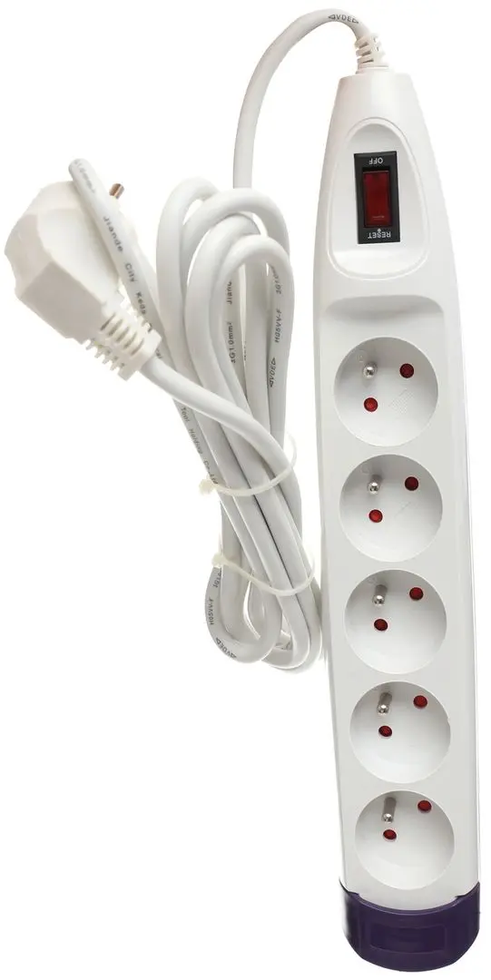 Filtru de retea-prelungitor Kraft&Dele Professional KD4014 5m (White)