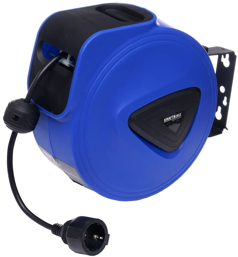 Prelungitor pe bobina Kraft&Dele Professional KD4028 10m (Blue/Black)
