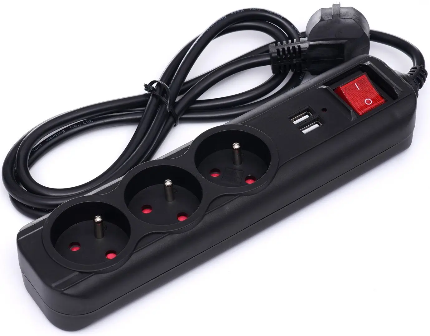 Filtru de retea-prelungitor Kraft&Dele KD4032 (Black)