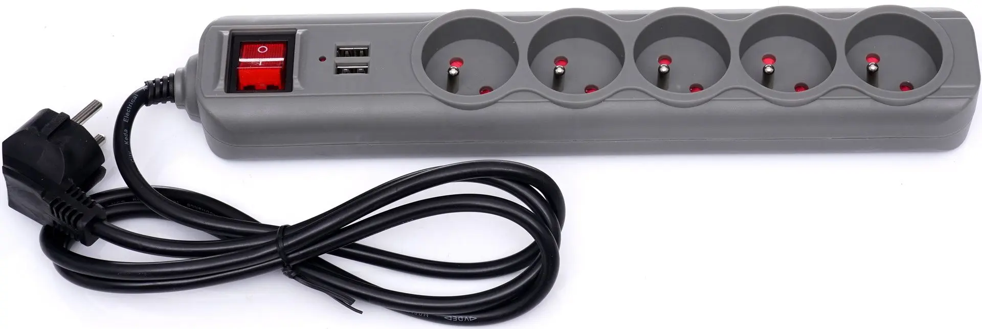 Сетевой фильтр Kraft&Dele KD4033 (Grey)