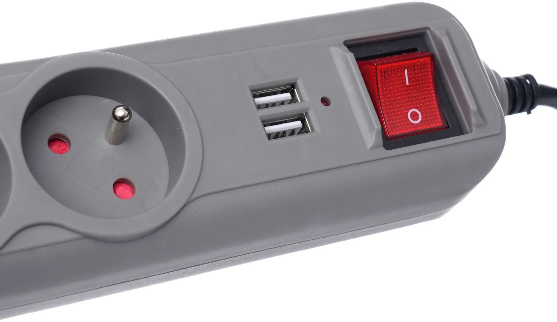 Сетевой фильтр Kraft&Dele KD4033 (Grey)