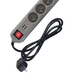 Сетевой фильтр Kraft&Dele KD4033 (Grey) Thumb