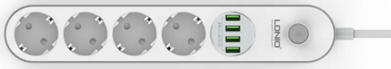 Сетевой фильтр-удлинитель Ldnio SE4432 2м (White)