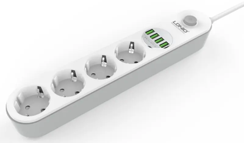 Сетевой фильтр-удлинитель Ldnio SE4432 2м (White)