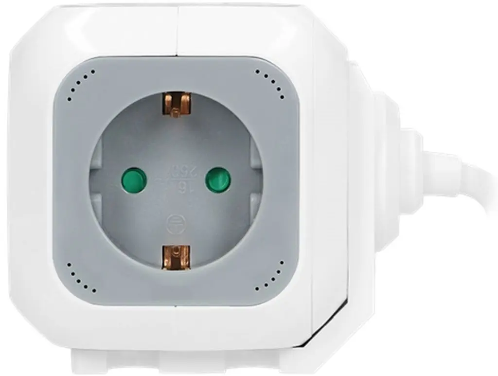 Сетевой фильтр-удлинитель Orno OR-AE-13144 (GS) 1.4m (Gray/White)