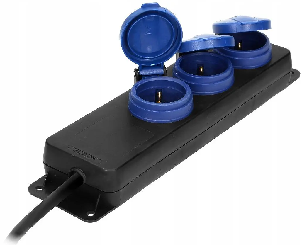 Сетевой фильтр-удлинитель Orno OR-AE-13158(GS)/5M 5m (Black)