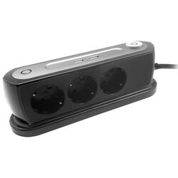 Filtru de retea prelungitor Orno OR-AE-13190(GS)/B 1.4m (Black)