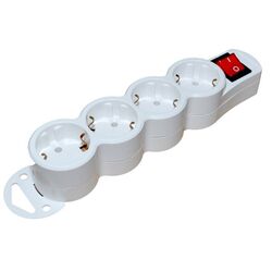 Filtru de retea-prelungitor Scame 161.242D10 (White)