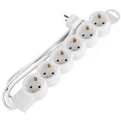 Filtru de retea-prelungitor Scame 161.251D5 (White)