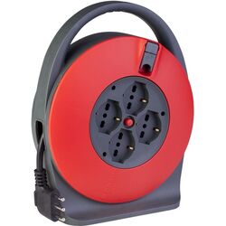 Prelungitor pe bobină Scame 10m (Black/Red)