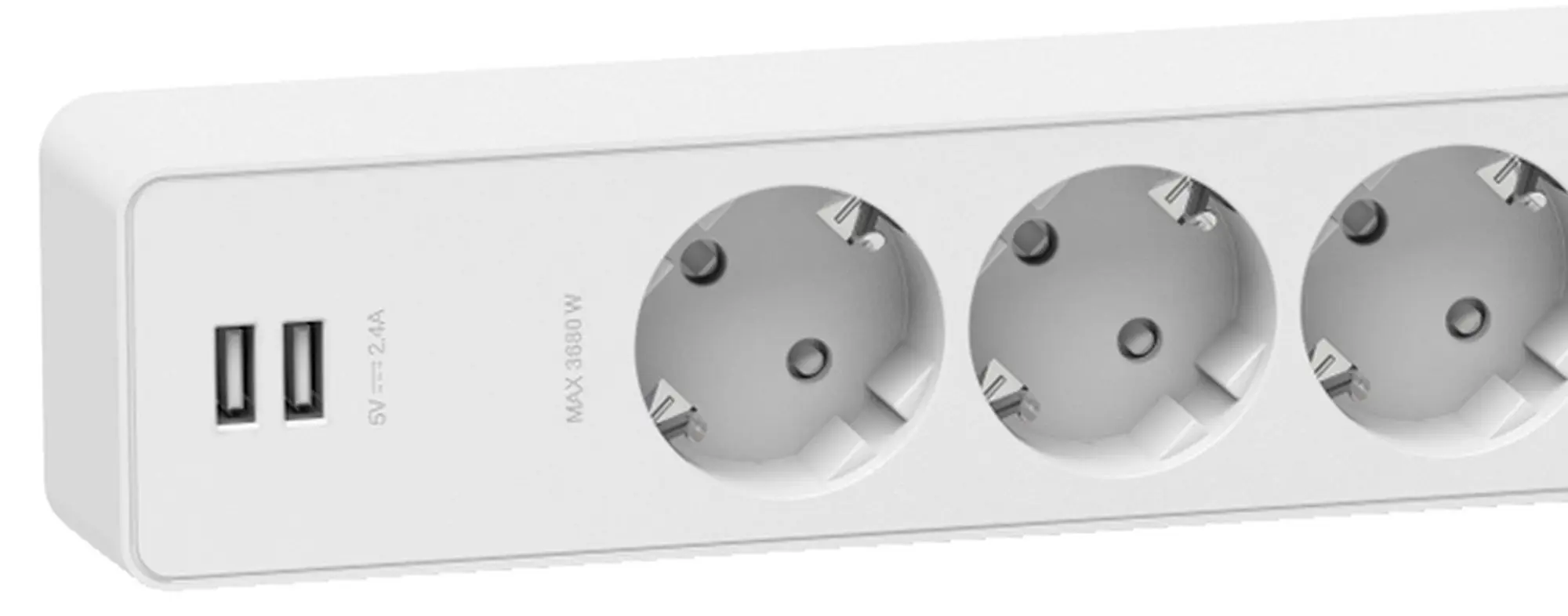 Prelungitor Schneider Unica Еxtend ST945U1W (White) - 2