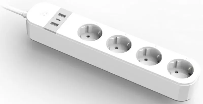 Сетевой фильтр Gembird TSL-PS-S4U-01-W 1.5м (White)