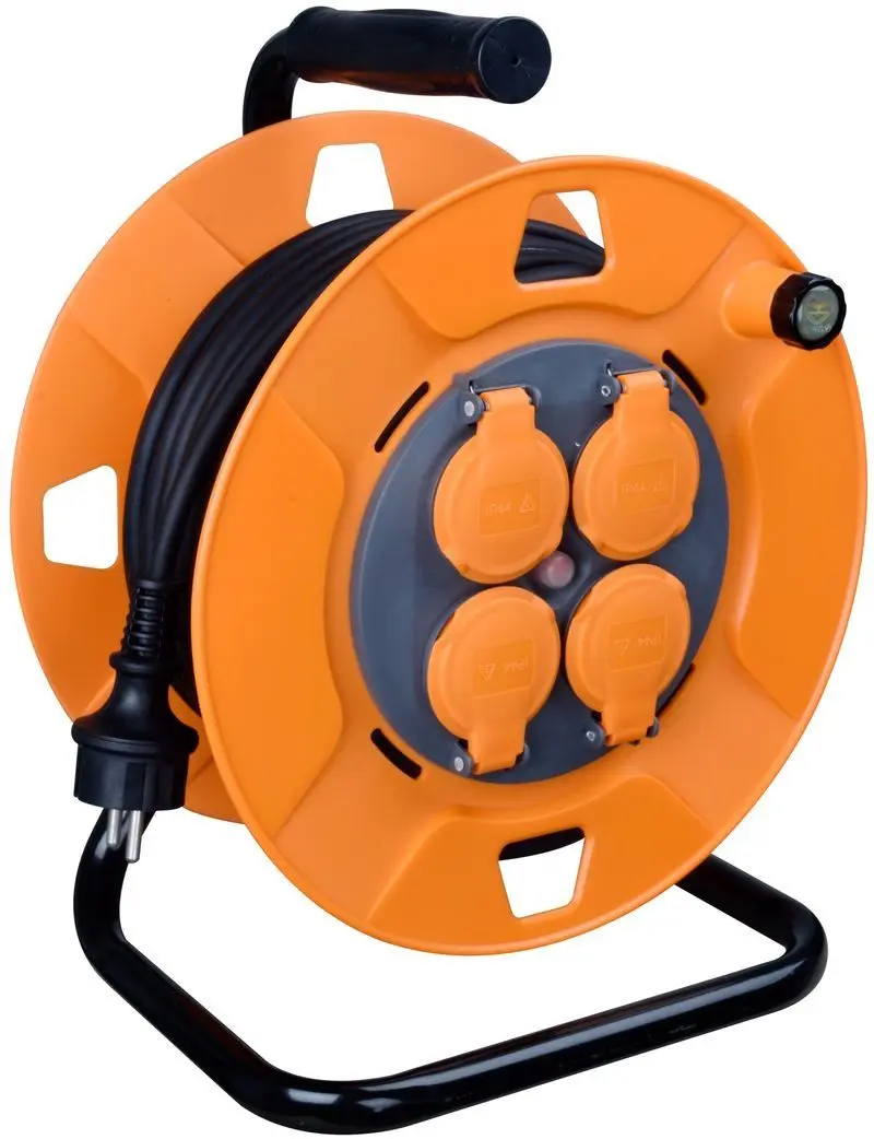 Prelungitor pe bobina Strend Pro CR038 50m (Orange/Black)