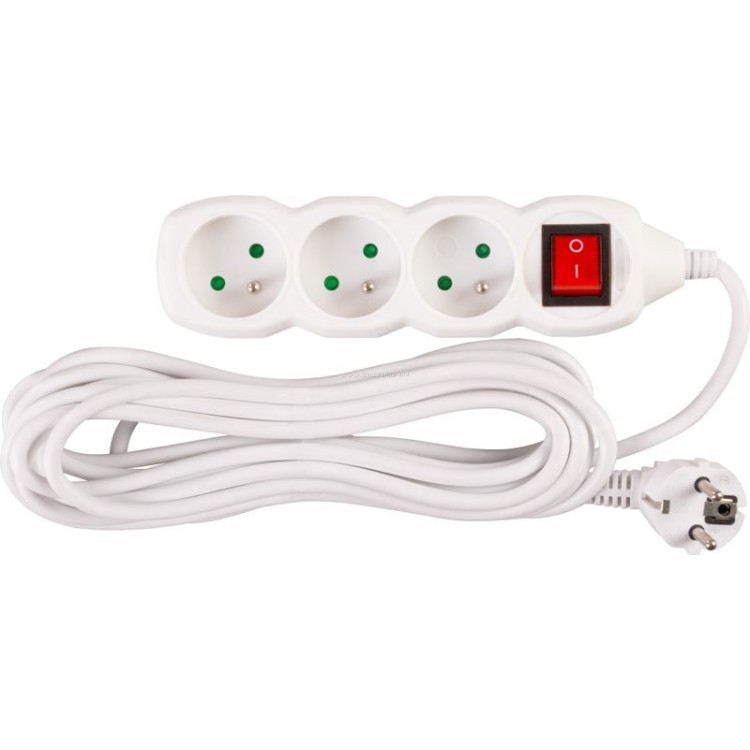 Удлинитель Strend Pro DG-F803BK 5м (White)