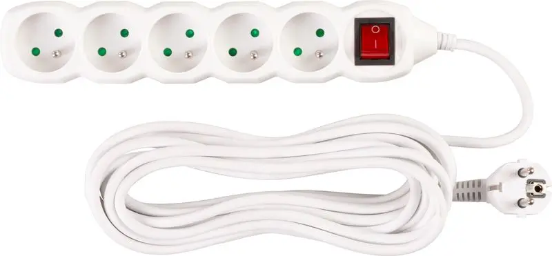 Удлинитель Strend Pro DG-F805BK 7м (White)