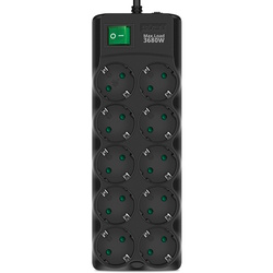 Filtru de retea-prelungitor Sven SF-06E-16 5m (Black) Thumb