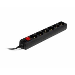 Сетевой фильтр-удлинитель Sven Optima 6 5m (Black)